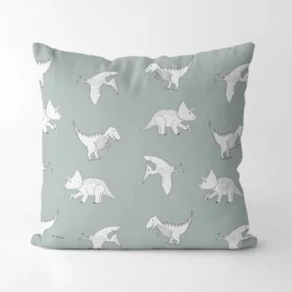 dino kussen groen dinosaurus hiphuisje