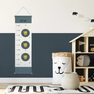 groeimeter leeuw oker blauw wit hiphuisje