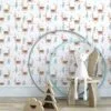 lama behang babykamer