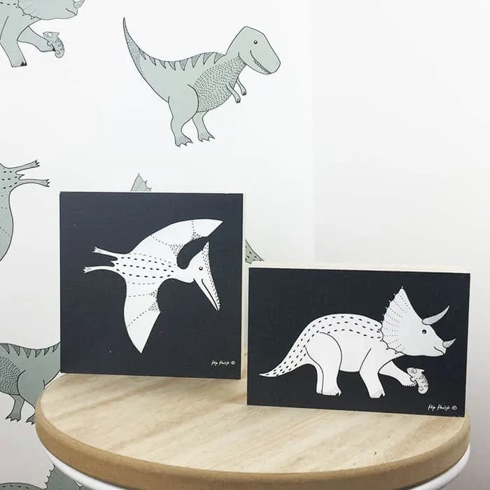 decoblok dino zwartwit dinokamer hiphuisje 5