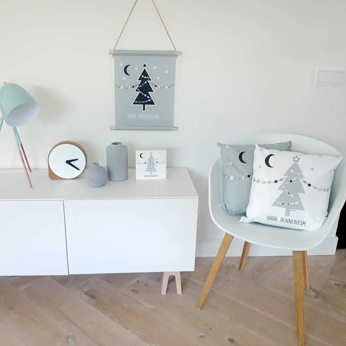 decoratie kerst kinderkamer speelhoek woonkamer kerstversiering hiphuisje 4