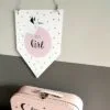 geboortevaantje meisje versiering geboorte kraamfeest babyshower meisje babygeboren hiphuisje