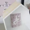 kaart konijntje kinderkameraccessoires roze hip huisje