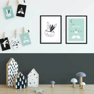 kaarten posters kinderkamer hiphuisje 11