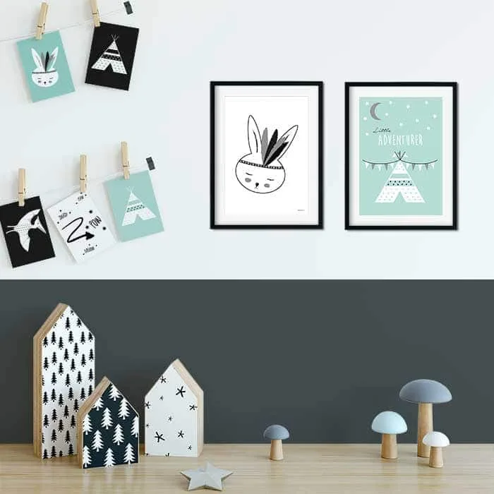 kaarten posters kinderkamer hiphuisje 11