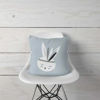 kussen konijntjes blauw babykamer kinderkamerstyling hiphuisje 2