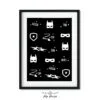 poster superhero zwartwit kinderkamer jongenskamer accessoires 3