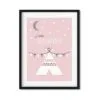 poster tipi roze meisjeskamer styling hiphuisje 2