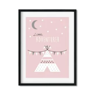 poster tipi roze meisjeskamer styling hiphuisje 2