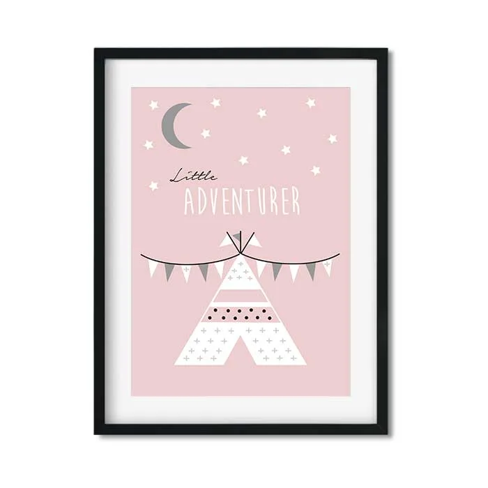 poster tipi roze meisjeskamer styling hiphuisje 2