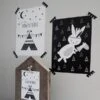 Poster tipi zwart wit. 20 posters Hip Huisje