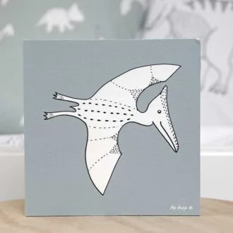 vierkant dino decoblok decoratie kinderkamer dinosaurus hiphuisje 2