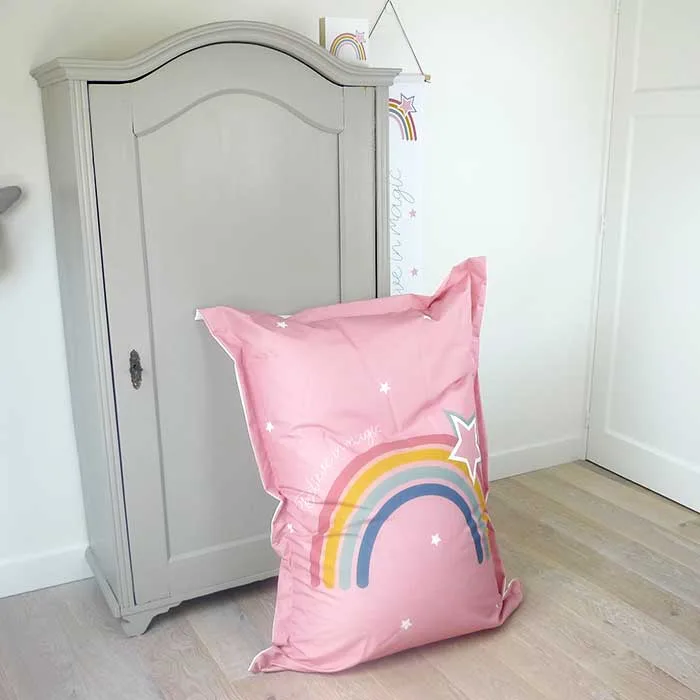 zitzak roze regenboog meisje hiphuisje 8