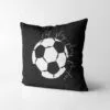 voetbal kussen zwart wit kinderkamer