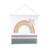 XL Textielposter regenboog kinderkamer meisjeskamer hiphuisje