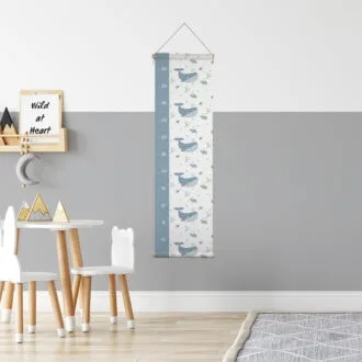 groeimeter walvis sfeer kinderkamer hiphuisje