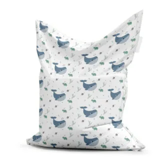 zitzak walvis oceaan achterzijde hiphuisje