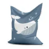 zitzak met walvis in de oceaan kinderkamer