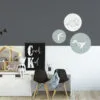 muurcirkels dinosaurus groen kinderkamer