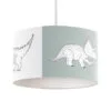 hanglamp dino groen wit hiphuisje