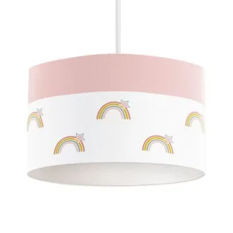 hanglamp regenboog roze hiphuisje