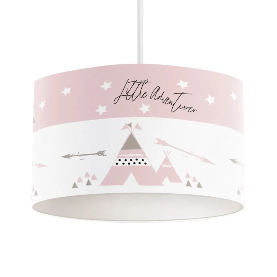 hanglamp roze tipi meisjeskamer hiphuisje