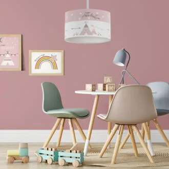 hanglamp tipi roze meisjeskamer lamp hiphuisje