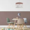 Hanglamp aardetinten met regenboog 5 sfeer hanglamp regenboog aardetint hiphuisje