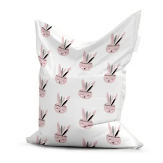 zitzak konijntje roze hiphuisje