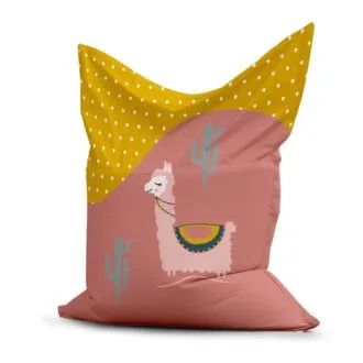 zitzak lama ouroze oker hiphuisje