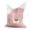 zitzak lama roze wit hiphuisje