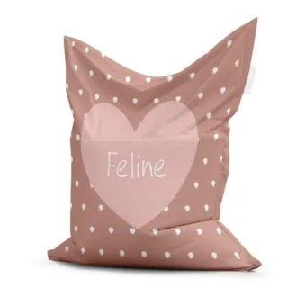 zitzak naam oudroze meisje kinderkamer 1