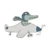 muurstickers krokodil vliegtuig hiphuisje 1