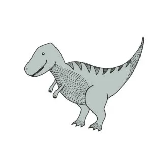 stickers dino groen hiphuisje