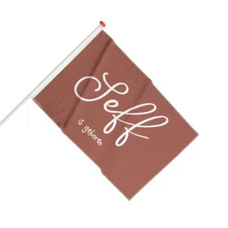 geboortevlag met naam groot kiesjekleur hiphuisje kopiëren