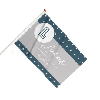 gevelvlag letter naam jongetje hiphuisje kopiëren