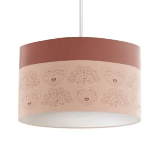 hanglamp naturel hartje pauw hiphuisje kopiëren