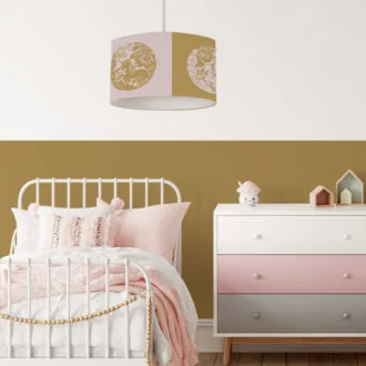 hanglamp eenhoorn okergeel roze hiphuisje kopiëren
