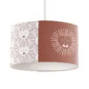 hanglamp met leeuwen in bruin voor de kinderkamer- hiphuisje