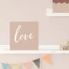 forex tegeltje love meisje beige rozehip huisje