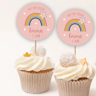 geboorte prikkers regenbogen traktatie hiphuisje