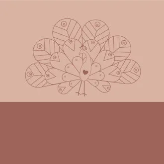 behang pauw naturel lambrisering hiphuisje 1