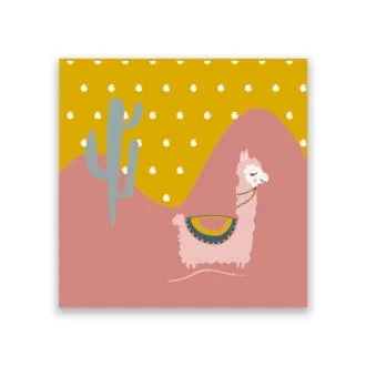 forex tegeltje lama oudroze vrijstaand okergeel hiphuisje