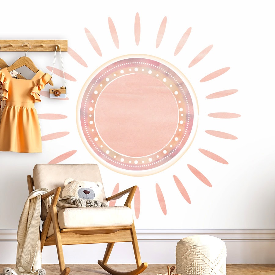 grote zon behang kinderkamer boho . trends voor kinderkamers