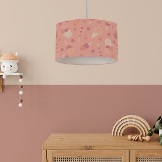 hanglamp ijsjes meisjeskamer roze hiphuisje