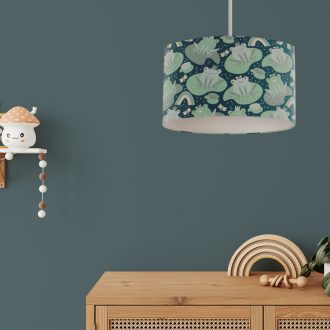 hanglamp kikker donkerblauw kinderkamer hiphuisje