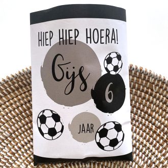 chips wikkel voetbal zwart wit hiphuisje