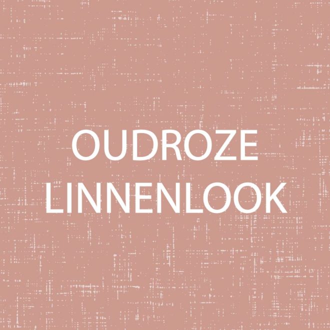 EFFEN BEHANG OUDROZE LINNENLOOK