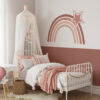 muursticker regenboog naturel meisjeskamer styling hiphuisje
