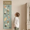 groeimeter groen grijze ijsjes print kinderkamer